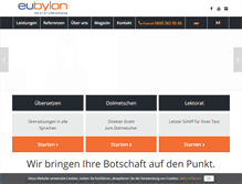 Tablet Screenshot of eubylon.de